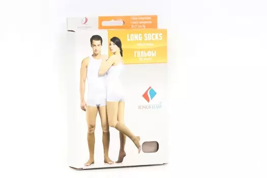 Гольфы Тонус Эласт б/мыска рост 1 класс компресс 1 р 2, песочный