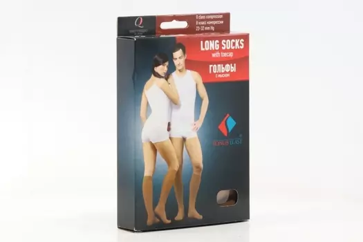 Гольфы Тонус Эласт Люкс лечеб-проф 2 кл компр рост 2 с мыском карамель р 4, пара