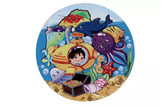 Головоломка логическая "Подводная лодка", d=20 см