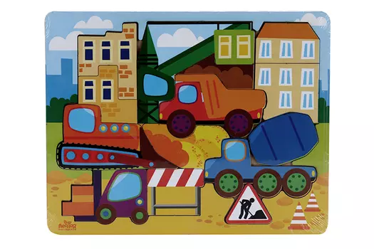 Головоломка логическая "Стройплощадка", 20 х 25 см