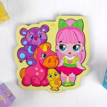 Головоломка пазл "Игрушки" д/самых маленьких