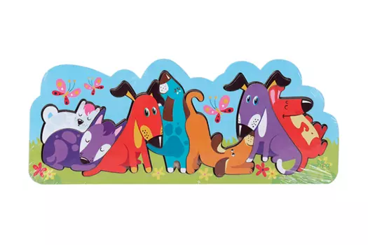 Головоломка "Собачки", 25 х 10 см