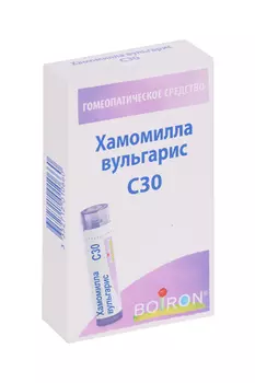 Гомеопатические монокомпонент препараты растительн происхожд 4 г, гранулы гомеопатические C30 Хамомилла Вульгарис