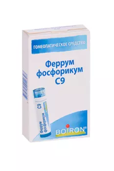 Гомеопатические монокомпонентные пр-ты мин-хим происх, 4 г, гранулы гомеопатические C9 Феррум фосфорикум
