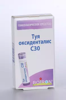 Гомеопатические монокомпонентные препараты растительного происхождения, 4 г, гранулы гомеопатические C30 Туя Оксиденталис
