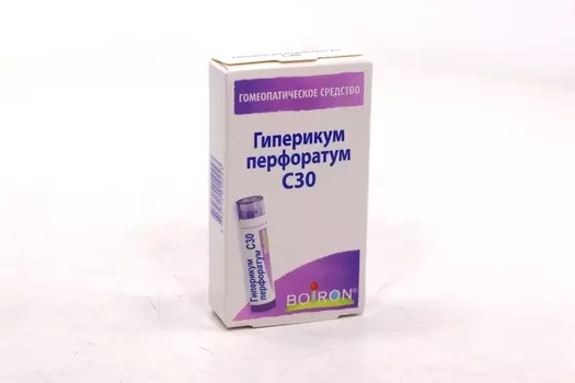 Гомеопатические монокомпонентные препараты растительного происхождения, 4 г, гранулы гомеопатические C30 Гиперикум перфоратум