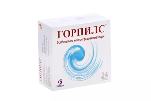 Горпилс, 24 шт, пастилки ментолово-эвкалиптовые