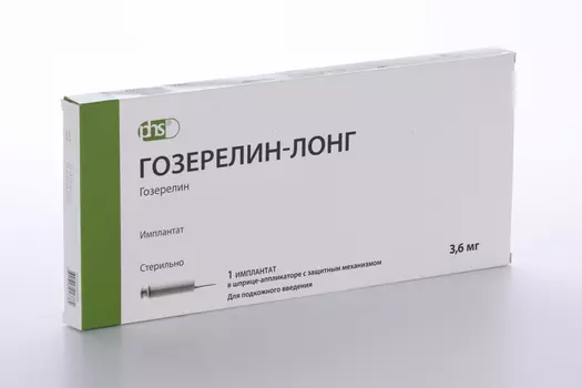 Гозерелин-лонг 3.6 мг, имплантат (шприц-аппликатор)