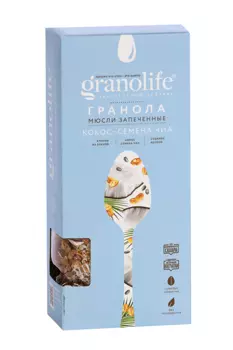 Гранола Granolife кокос/семена чиа, 200 г
