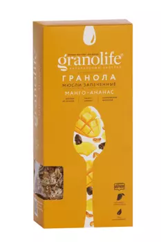 Гранола Granolife манго/ананас, 200 г