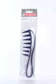 Гребень 20 см Dewal Beauty с ручкой синий DBS6841