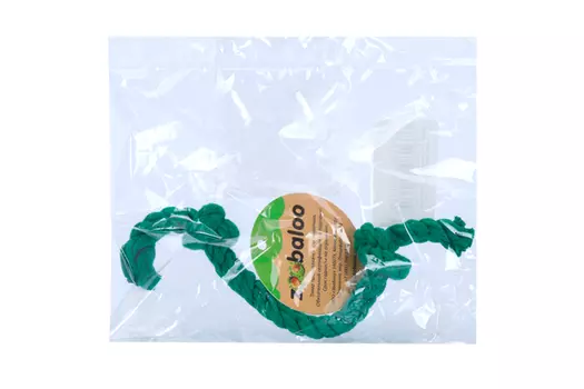 Грейфер д/собак Зообалу 2 узла мягкий 15 см зеленый