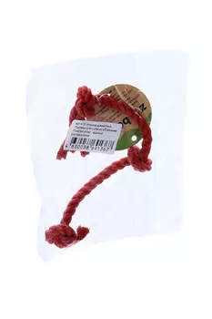 Грейфер д/собак Зообалу 3 узла мягкий 21 см красный