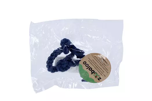 Грейфер д/собак Зообалу из хлопкого каната синий