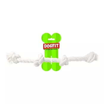 Грейфер DOGFIT д/собак из х/б каната прямой 4 узла 36 см