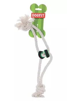 Грейфер DOGFIT д/собак из х/б каната восьмерка 35 см