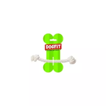 Грейфер DOGFIT д/собак из х/б каната прямой 2 узла 17 см