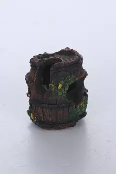 Грот "Дырявый бочонок" малый, 5 х 4,8 х 5,3 см