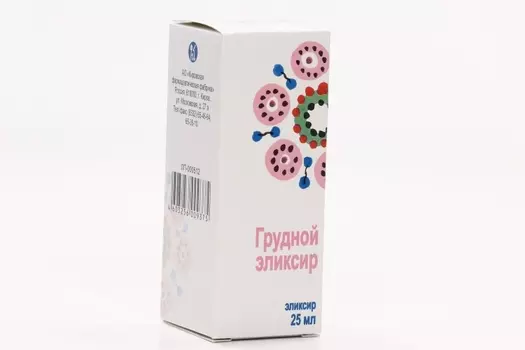 Грудной эликсир, 25 мл, коробка