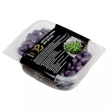 Грунт д/аквариума (5-10 мм) сиреневый 350 г