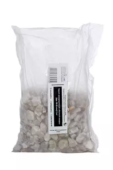 Грунт RIGERHAUS аквариумный белый кварц фракция 10-15 мм пакет 2 кг