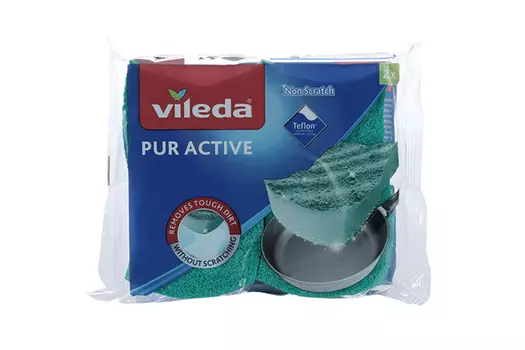 Губка Vileda пур актив д/посуды 2 шт