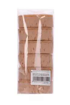 Губки д/посуды овальные бежевые 6 шт