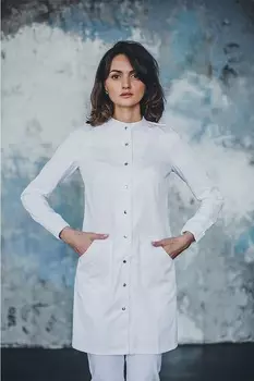 Халат Цветоформа женский медицинский М 175 р 44 белый