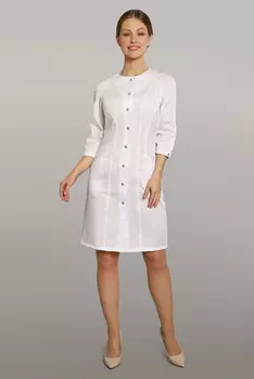 Халат Doctor Big медицинский женский белый 3/4 рук кн р 46 (170-176)