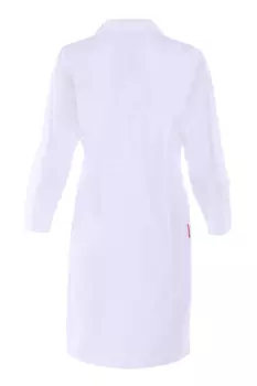 Халат ДОКТОР СТИЛЬ мед удлин с длинн рукавом кармашек на левой груди белый