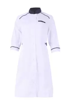 Халат Lantana медицинский белый/синий