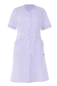 Халат медицинский ИридаМед м-022 белый кнопки