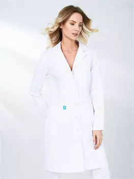 Халат медицинский Medcostume женский MC1011 белый р 50