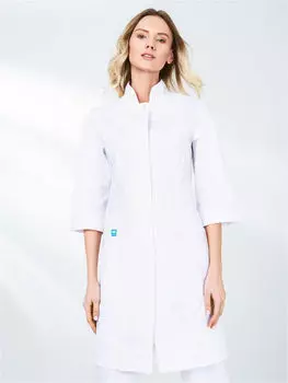 Халат медицинский Medcostume женский МС1003 белый р 48