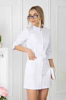 Халат MiTa медицинский с нагрудным карманом рост 158-164 р 48