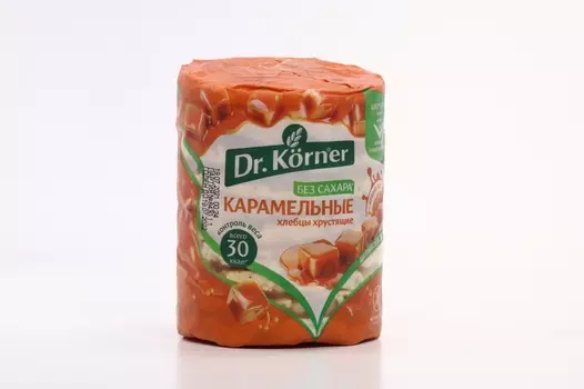 Хлебцы Dr. Korner кукурузно-рисовые карамельные, 90 г