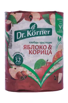 Хлебцы Dr.Korner Злаковый коктейль яблочный с корицей, 90 г
