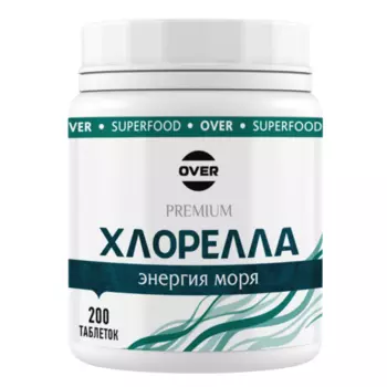 Хлорелла OVER, 200 шт, таблетки