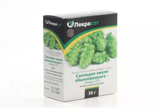 Хмеля соплодия, 30 г