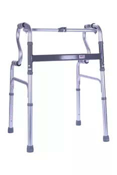 Ходунки Amrus AMW1B77 жесткие/шагающие 1 замок/4 опоры двухуровневые