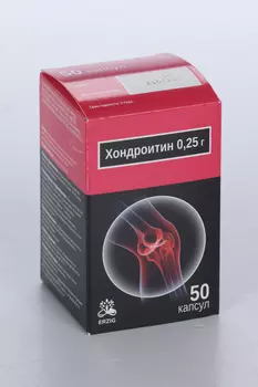 Хондроитин 0,25 г, 300 мг, 50 шт, капсулы