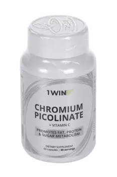 Хром пиколинат 1WIN с вит С, 60 шт, капсулы