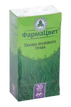 Хвоща полевого трава ФармаЦвет 1.5 г, 20 шт, сырье растительное-порошок Красногорск