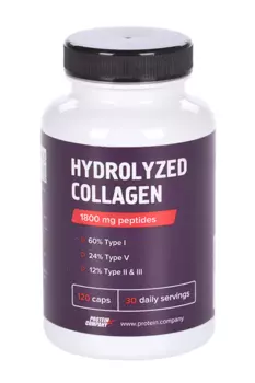 Hydrolyzed сollagen PROTEIN.COMPANY, 120 шт, капсулы
