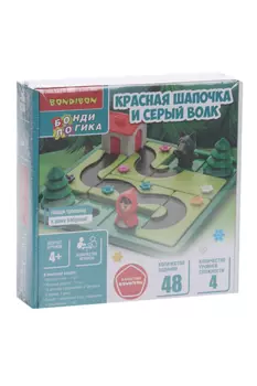 Игра-головоломка BONDIBON развивающая Красная шапочка/серый волк