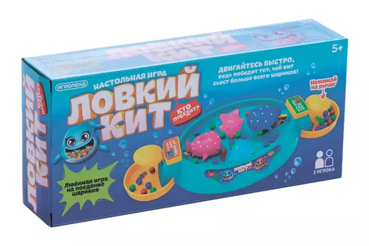 Игра настольная ИГРОЛЕНД ловкий кит