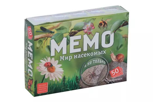 Игра настольная Нескучные игры Мемо Мир насекомых