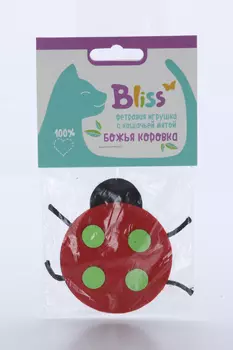 Игрушка Bliss с кошачьей мятой божья коровка