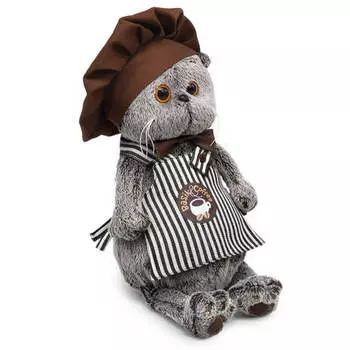 Игрушка Budi Basa Кот Басик - бариста мягкая 30 см