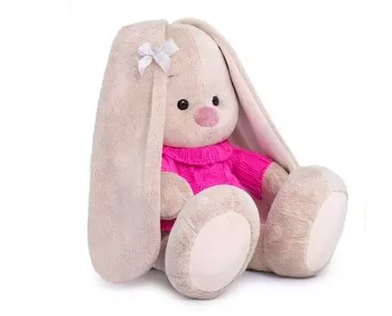 Игрушка Budi Basa зайка ми в розовом свитере малый